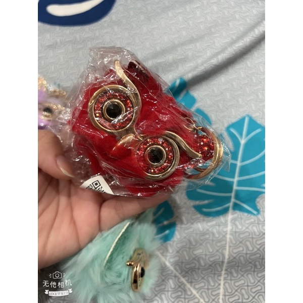 CHARM cú treo túi xách, Móc treo túi xách trang trí