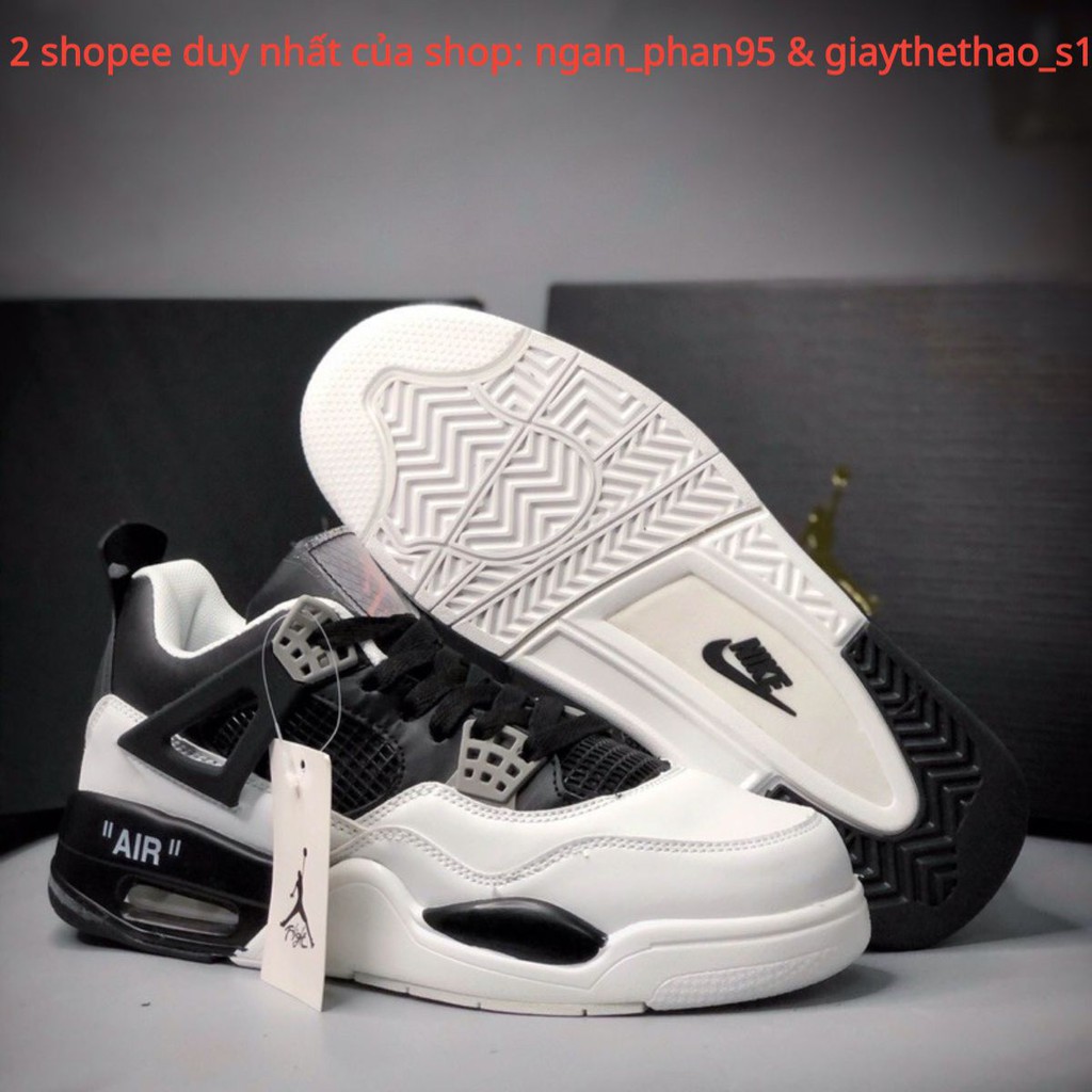 ✔️GIÀY JORDAN 4 đen- trắng fullbox | BigBuy360 - bigbuy360.vn