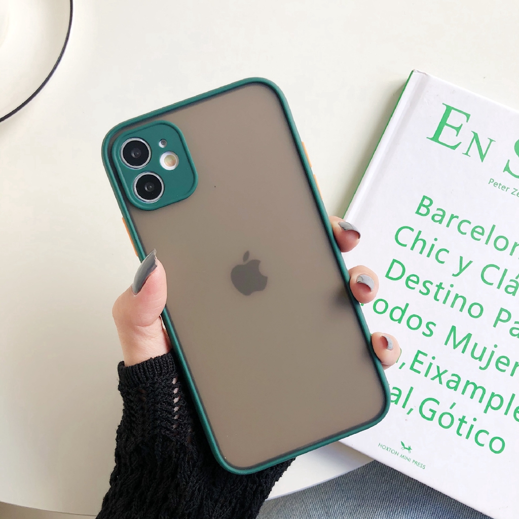 Ốp TPU mềm mặt nhám dành cho iPhone 6 6S 6Plus 7Plus 11 PRO MAX 7 8 X 8Plus XS X XR | BigBuy360 - bigbuy360.vn