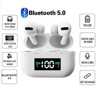 Tai Nghe Bluetooth Apro 3 Wireless 5.0 Màn Hình Led Kỹ Thuật Số Hiển Thị Pin | Âm Thanh Sống Động | Apro3 oneshop0003