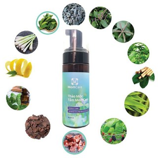 Sữa tắm khô thảo dược Đông y cho Mẹ Sau sinh và Người bệnh Thảo Mộc Momcare 150ml