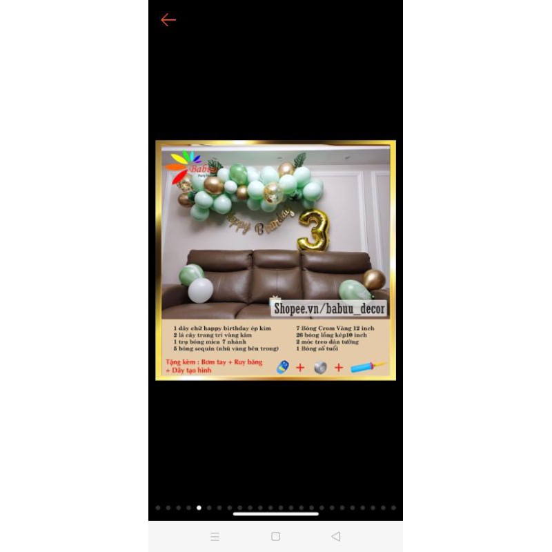 🥰 Set bóng trang trí nơ cách điệu🥰