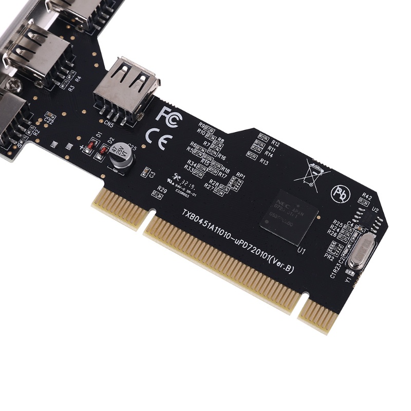 Bộ Chia 5 Cổng USB 2.0 PCI 480Mbps NEC720101 Chipset Điều Khiển Cho Chipset