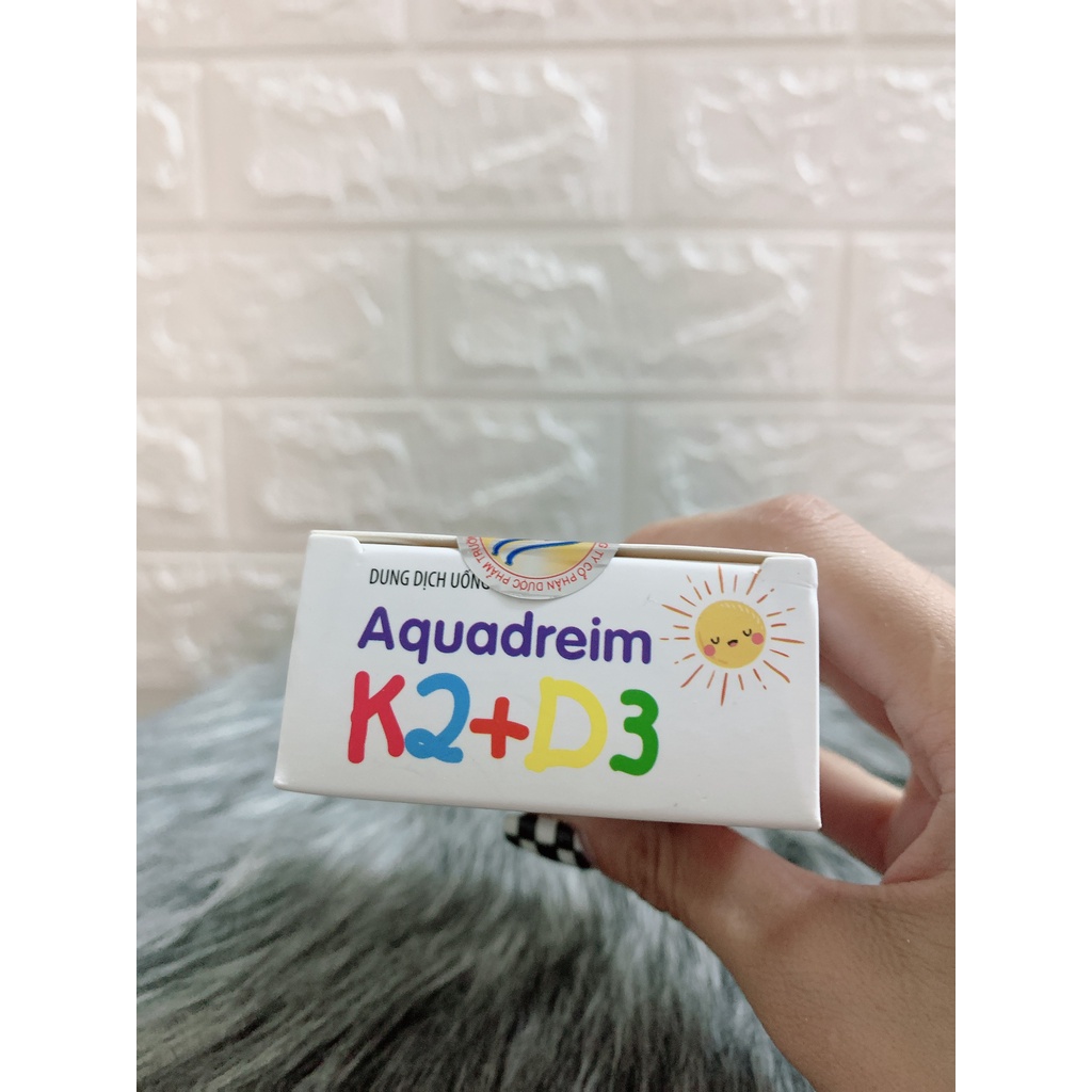 Aquadreim vitamin K2+D3 nhỏ giọt 10ml