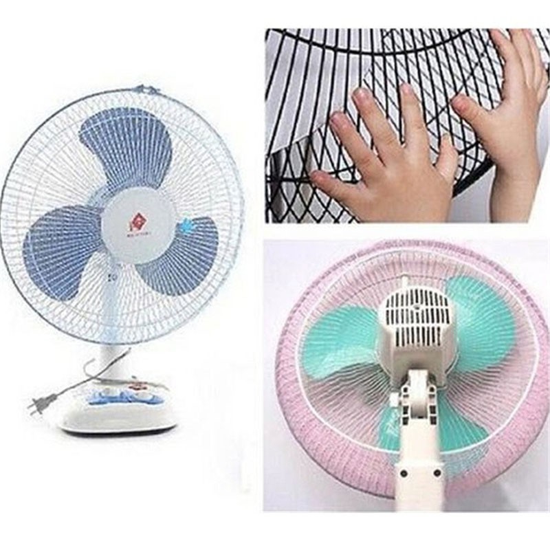 Vỏ Bọc Quạt 12-16inch Bằng Lưới Chống Bụi Bảo Vệ An Toàn Cho Bé