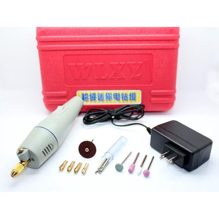 Bộ Máy Khoan Mài Cắt Cầm Tay Mini - Khoan Mini Đa Năng, Chuyên Làm Các Chi Tiết Nhỏ Tinh Xảo, Bảo Hành Uy TÍn