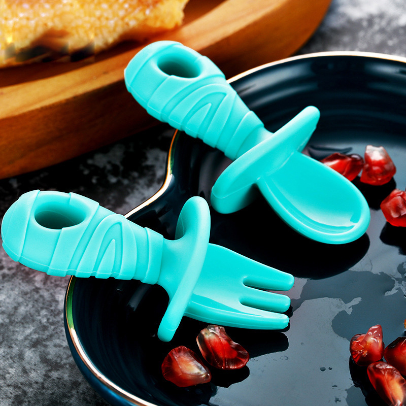 Muỗng Ăn Dặm Bằng Silicone Tiện Dụng Dành Cho Trẻ Nhỏ