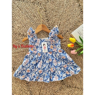 Váy hoa bé gái Cotton A02