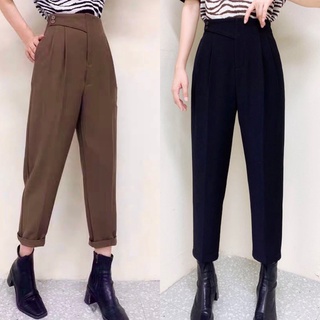Quần Baggy Tây Lưng Chun ULZZANG | GinHouse Shop