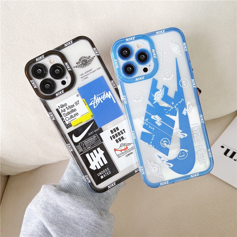 Ốp Điện Thoại Silicon TPU Mềm Trong Suốt Thời Trang Cho iPhone 12 13 SE 6 6S 7 8 Plus X XS XR 11 Pro Max