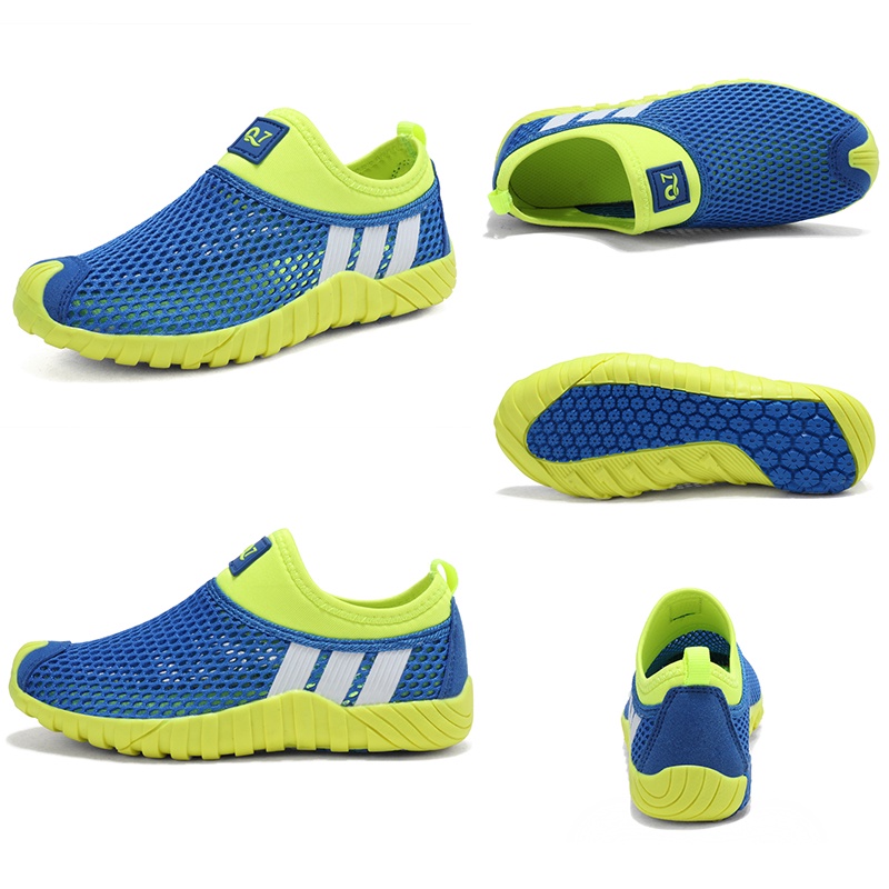 Giày Thể Thao Mùa Hè Phối Lưới Thoáng Khí Thời Trang Cho Bé Trai Cỡ 28-40