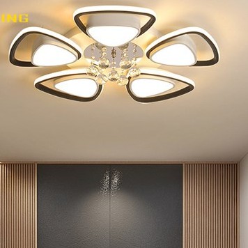 Đèn ốp trần phòng khách phòng ngủ trang trí 5 cánh phale tăng chỉnh sáng hiện đại có 3 chế độ sáng tăng chỉnh Mã 2066/5