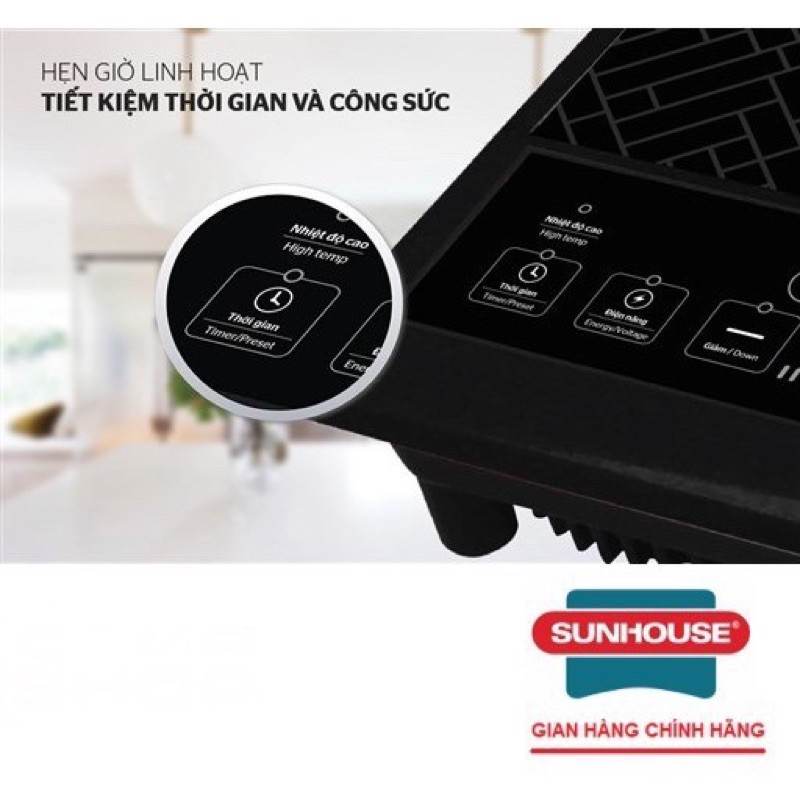 BẾP HỒNG NGOẠI CƠ SUNHOUSE SHD6011 HÀNG CHÍNH HÃNG BH 12T TOÀN QUỐC