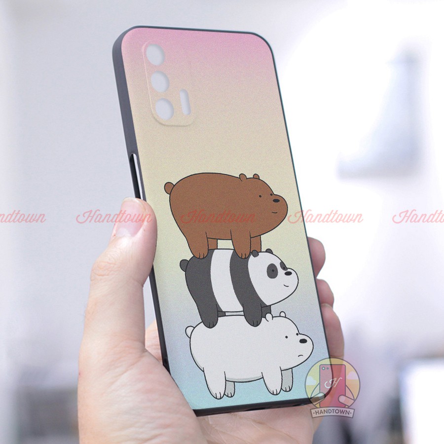 Ốp Lưng Realme Q2 Realme GT 5G GT Neo TPU Silicon Ốp Dẻo Toàn Bộ Viền Đen In Hình Nhiều Mẫu Cao Cấp Phần A Handtown