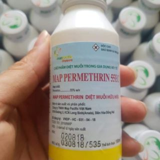 Thuốc diệt muỗi, côn trùng Map Permethrin 55 EC 100ml