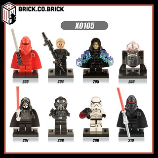 Star Wars Đồ chơi lắp ráp minifigures và lego phiên bản chiến tranh giữa các vì sao X0105