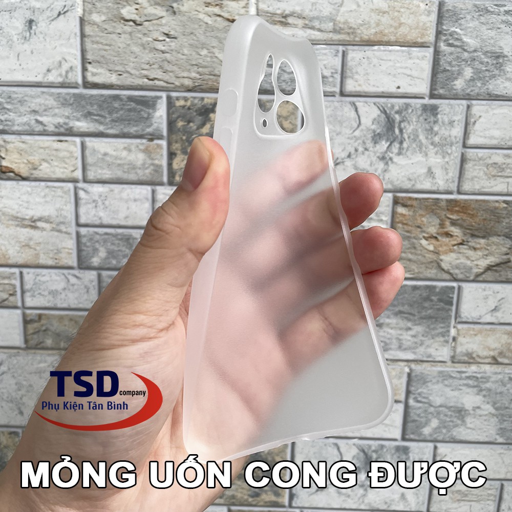 Combo 2 Ốp Lưng Trong Nhám Unibody iPhone 11 PRO Siêu Mỏng