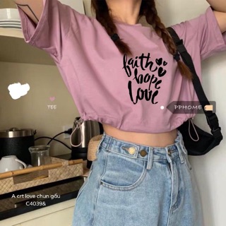 Áo crt love chun gấu -C