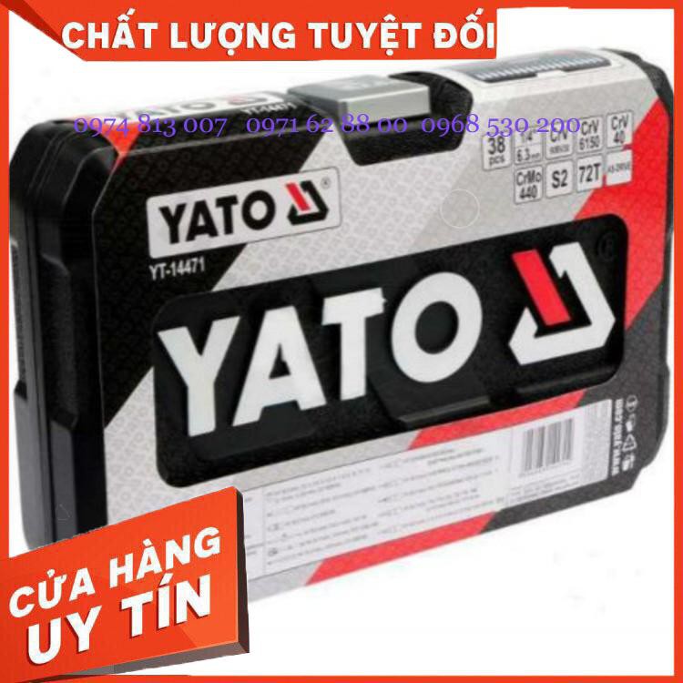 Giảm Giá Bộ tuýp tay vặn tổng hợp 1/4" 38 chi tiết YATO YT-14471 Cực Shok