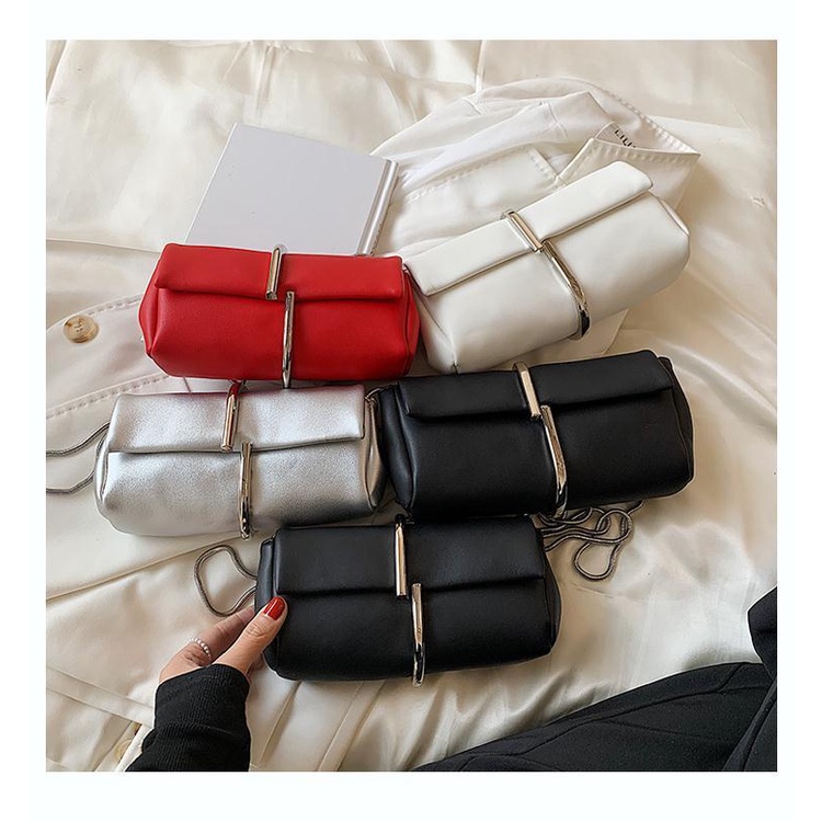 Túi Xách Đeo Vai Phối Dây Xích Thời Trang Mùa Hè Dành Cho Nữ