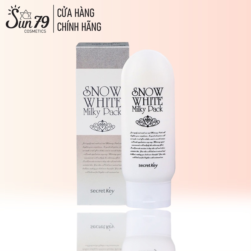 Kem tắm trắng da Secret Key Snow White Milky Pack 200ml
