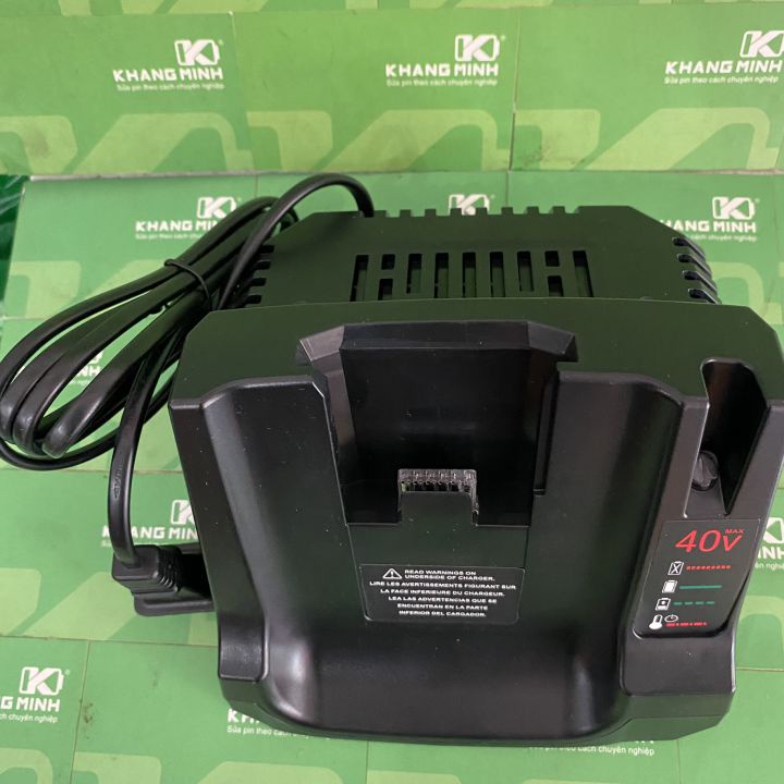 Sạc pin máy khoan Black &amp; Decker 10S 36V - 40V có cổng USB 5V 2.1A