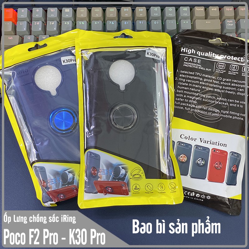 Ốp lưng cho Xiaomi Poco F2 Pro - Redmi K30 Pro - Redmi K30 Ultra chống sốc iRing Auto Focus