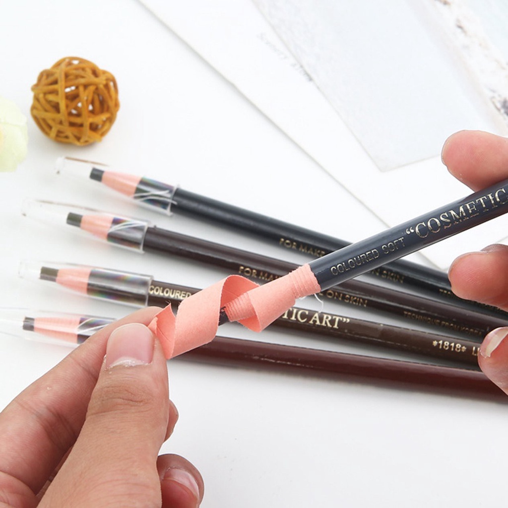 Chì xé kẻ chân mày Cosmetic Art Eyebrow Pencil, bút bóc trang điểm mắt phẩy sợi sắc nét chuyên dùng Makeup đẹp tự nhiên.