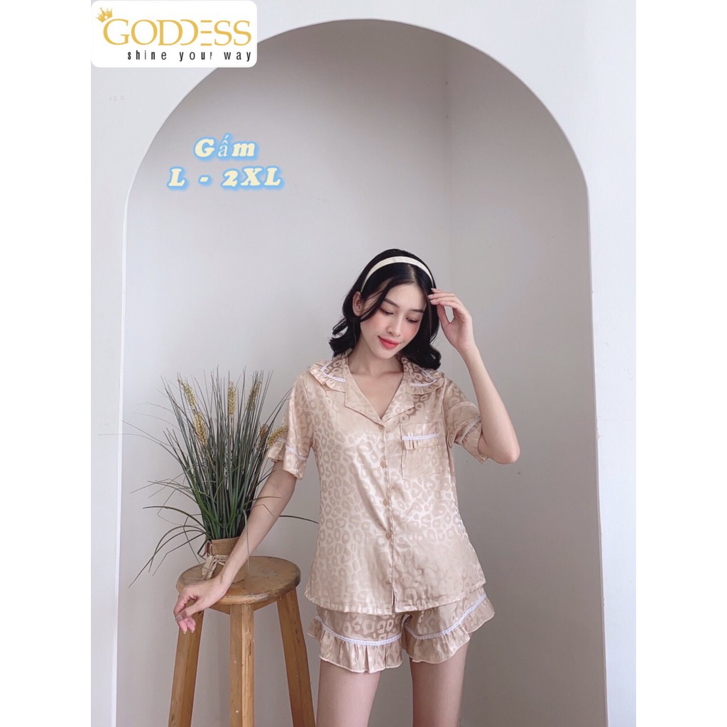 [Mã GODD2407 giảm 5% đơn 199K] Bộ đồ Pijama Lụa Gấm 💖 Đồ ngủ đùi Bigsize 50 - 75kg Gấm mát lạnh mặc cực thích | BigBuy360 - bigbuy360.vn