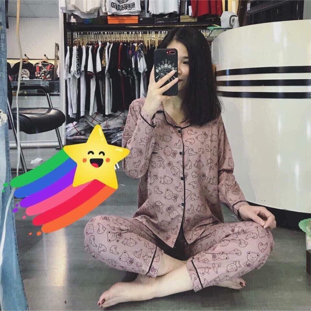 FREESHIP 50k_ Bộ pijama chất kate thái chuẩn | BigBuy360 - bigbuy360.vn