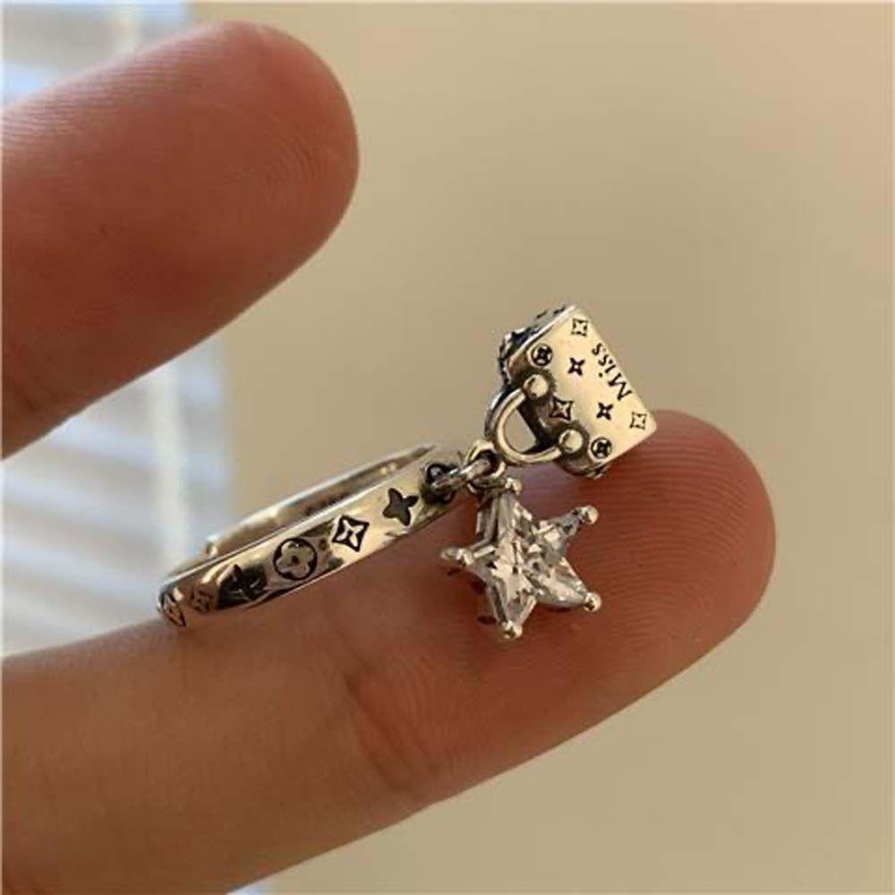 Nhẫn Hình Ngôi Sao Thời Trang|Phong Cách Hàn Quốc