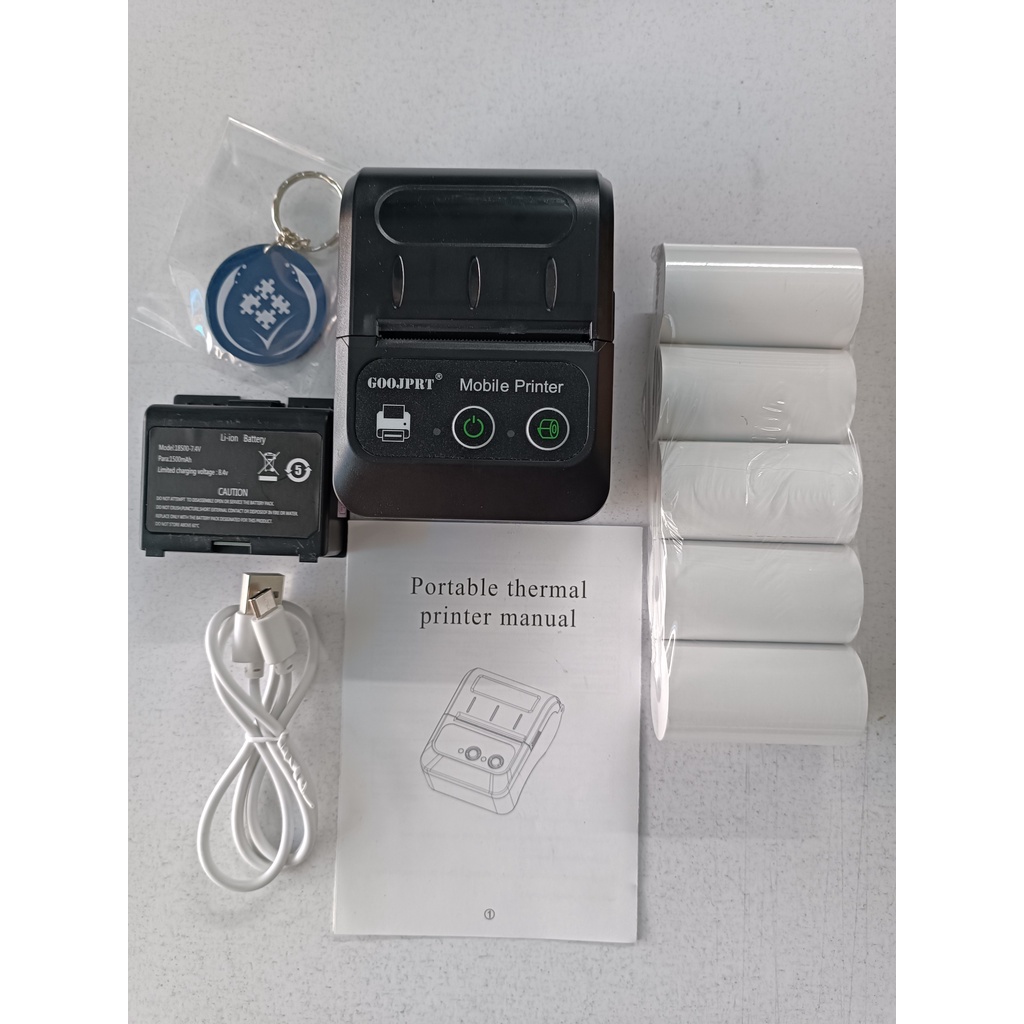 Máy in hóa đơn, card điện thoại cầm tay mini dành cho điện thoại Android như Samsung, Oppo, Vivo, Huawei,Xaomi,..