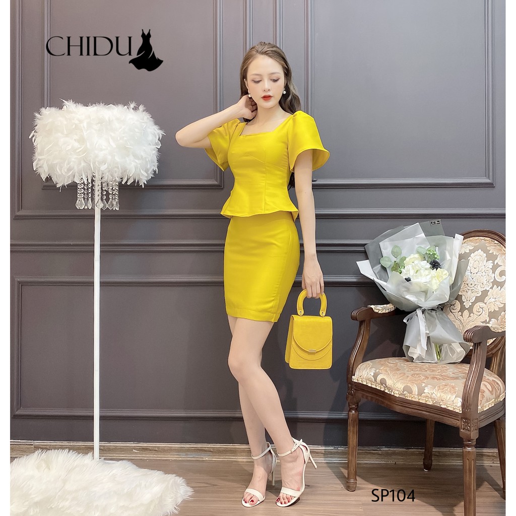 CHIDU Set váy công sở phong cách SP104