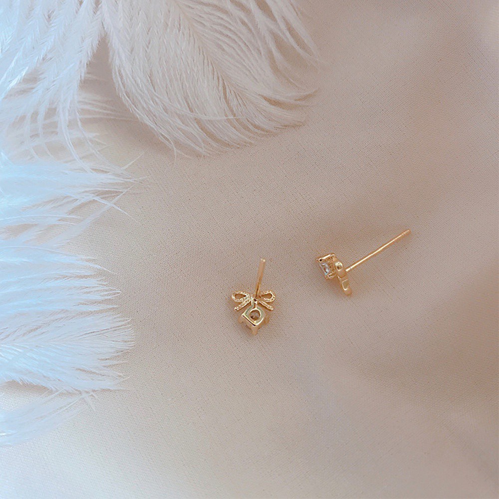 Khuyên Tai Hình Bướm Đính Đá Zircon Tinh Tế Thời Trang Cho Nữ