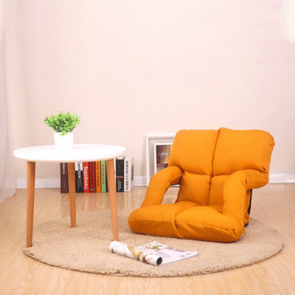 Ghế Sofa Lười Ngồi Bệt Tựa Lưng Thư Giãn,Làm Việc Cao Cấp Tatami Có Tựa Tay Để Đọc Sách Êm Ái