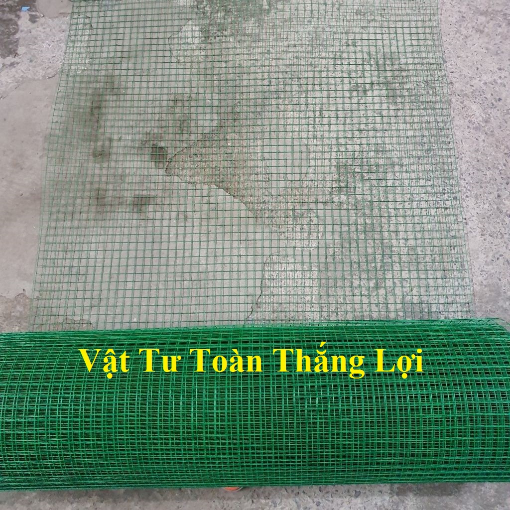 Lưới sắt bọc nhựa màu xanh vây gà vịt thú nuôi chất lượng