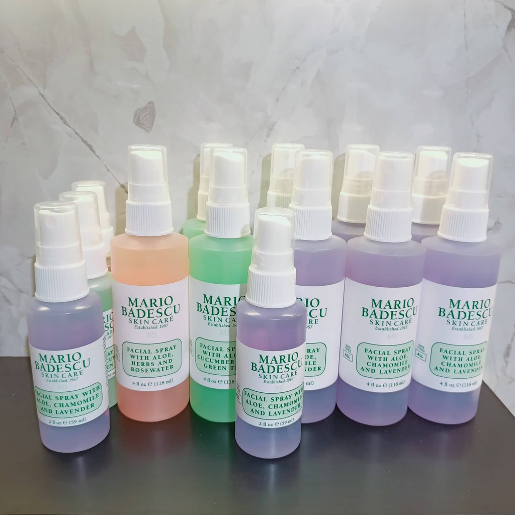 Toner xịt Mario Badescu Facial Spray