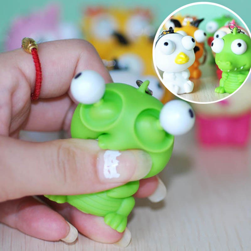 Đồ chơi bóp nảy mắt giảm căng thẳng hình hoạt họa vui nhộn