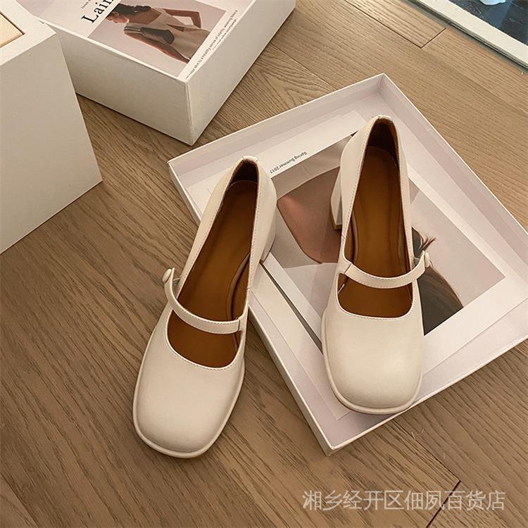 Siêu Mềm ~ Thoải Mái Tuyệt Vời ~!Giày Cao Gót 9PPR Mũi Tròn Phong Cách Cổ Điển Nhật Bản