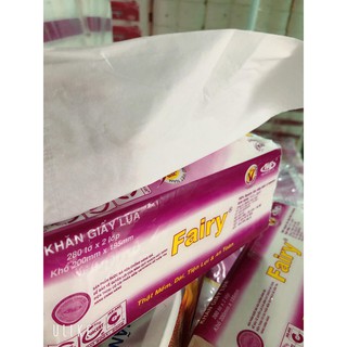 Giấy ăn - Giấy rút Fairy cao cấp( hàng chuẩn công ty)