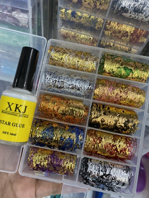 Fion hot mẫu mới tặng chai keo trang trí móng tay chuyên làm nail