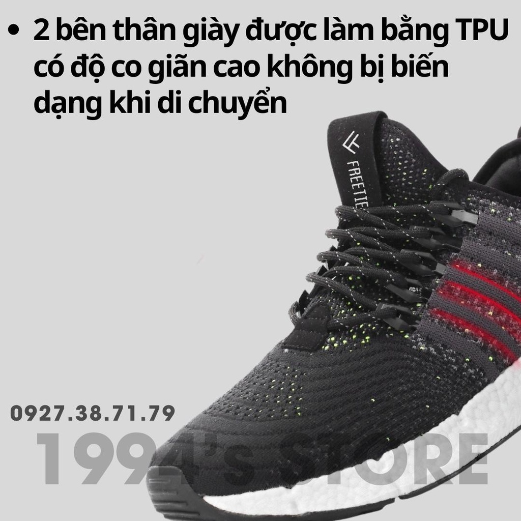 (CÓ SẴN) Giày thể thao Xiaomi Mijia Youpin FREETIE đế BOOST (Ảnh Thật Shop Chụp) - Giày chạy bộ Sneakers Xiaomi