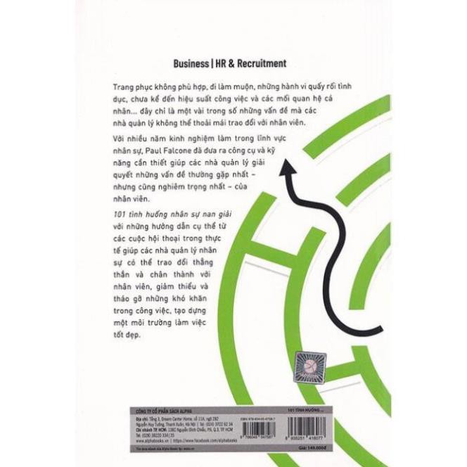 Sách AlphaBooks - 101 Tình Huống Nhân Sự Nan Giải (Tái Bản 2020)