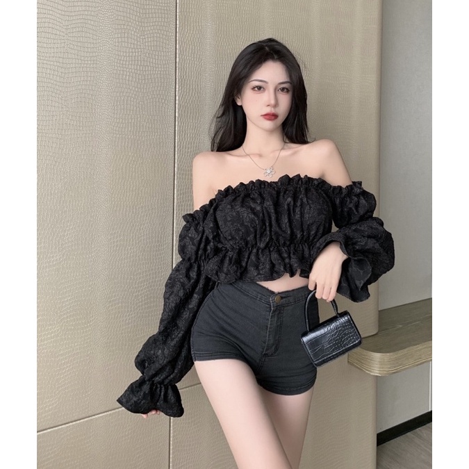 ÁO BẸT VAI PHỒNG TAY BO VẢI XỐP PHỒNG ĐẸP ALOHASHOP91