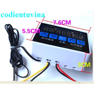 Mạch Cảm Biến Nhiệt Độ w1411 nguồn 12VDC hoặc 220VDC