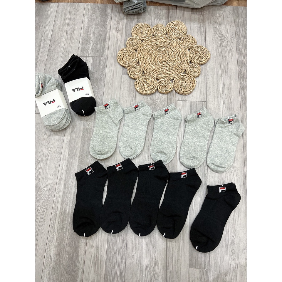 Tất nam nữ cổ ngắn Fila  - Hàng xuất khẩu