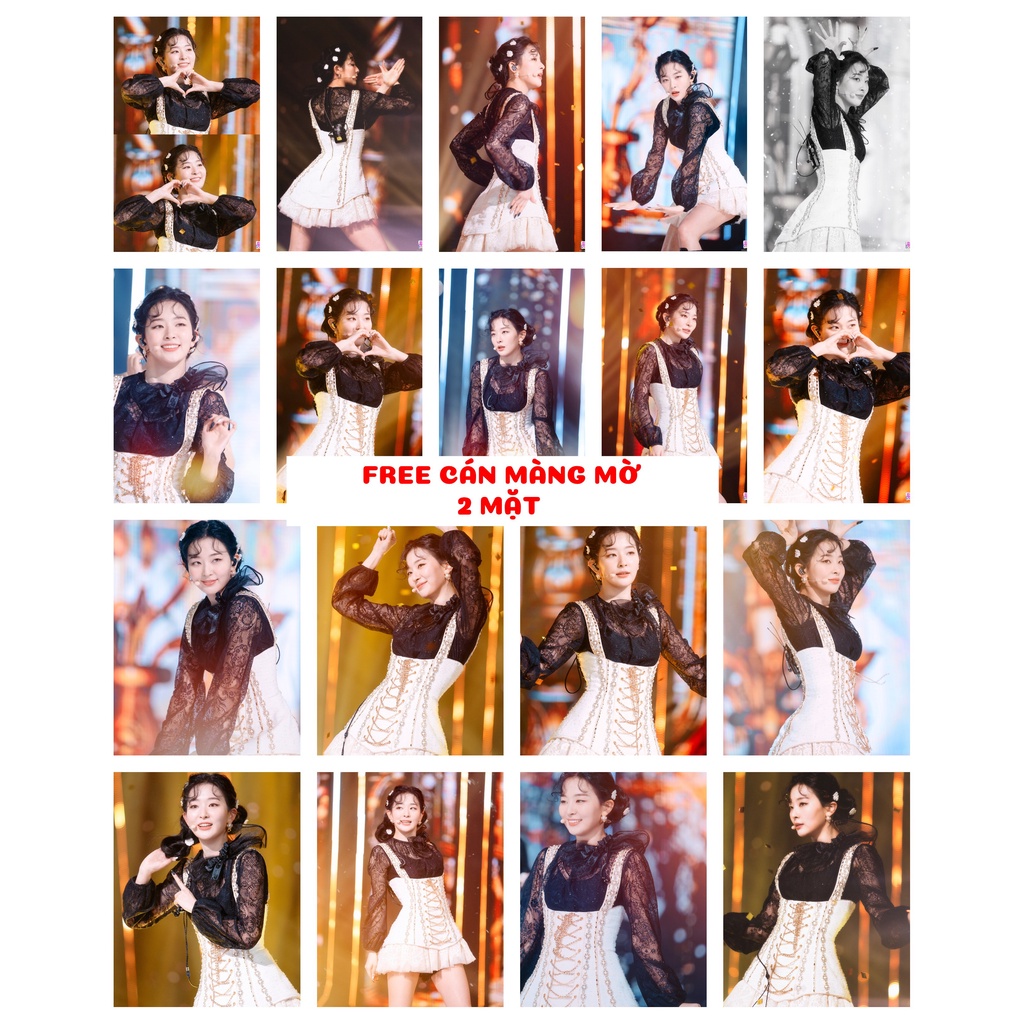 Lomo card ảnh nhóm Red Velvet - Feel My Rhythm - Inkigayo2