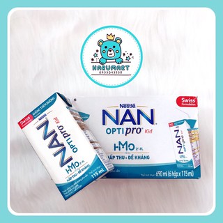 Sữa Dinh Dưỡng Pha Sẵn NESTLE NAN OPTIPRO Kid - Lốc 6 hộp 115ml/Hộp