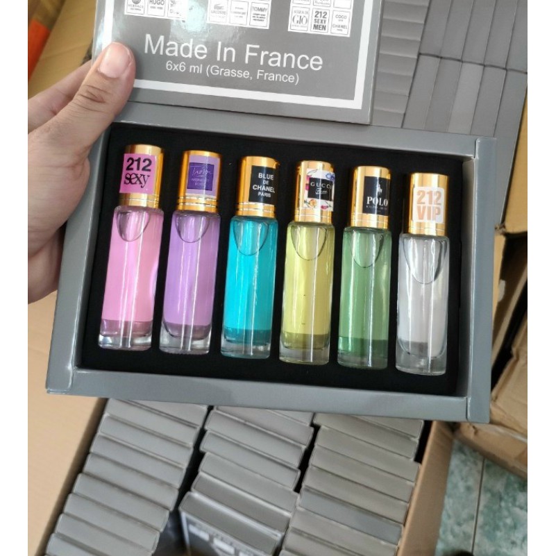 Set nước hoa 6 chai dạng lăn cực thơm