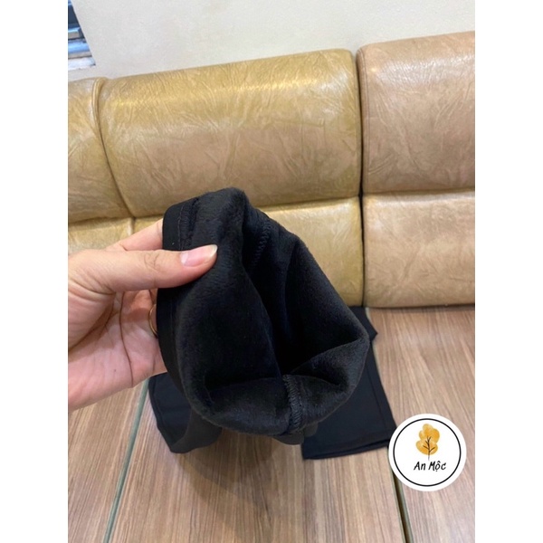Quần trung tuổi lót lông siêu ấm co dãn 4 chiều tặng bà, tặng mẹ